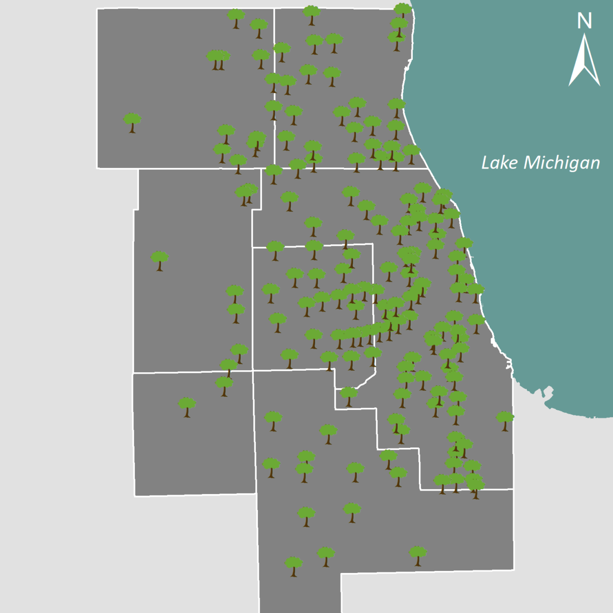 Plant Trees for Communities Map